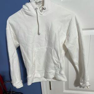 White Champion Hoodie.